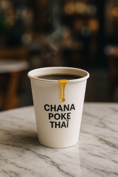 Café thaï chaud aux arômes intenses préparé à Gif-sur-Yvette