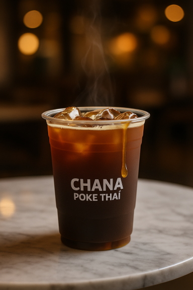 Ice coffee au café thaï authentique servi à Gif-sur-Yvette