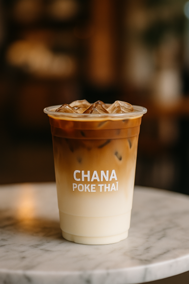 Bubble tea café au lait servi au Coffee Corner Chana Thai