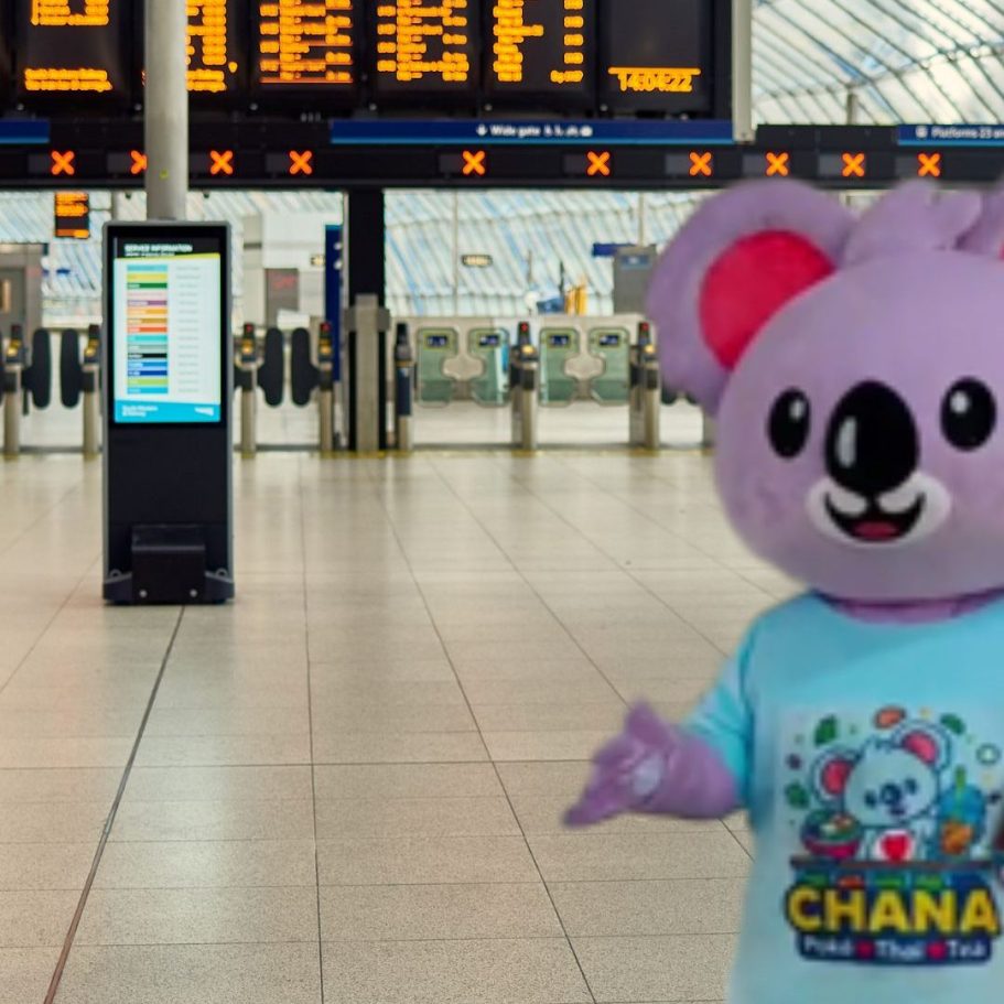 Mascotte Chana Poke Thaï lors d’un événement ou d’une animation